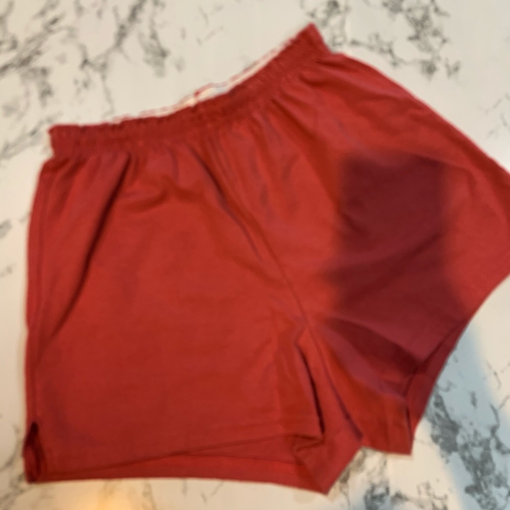 Red lounge shorts